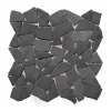 Mosaïque sol et mur en marbre gris - pack de 1m² (dalles de 30x30 cm) - MOLI