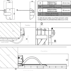 Motorisation pour volet 2 battants SLID'UP BRA-VO filaire