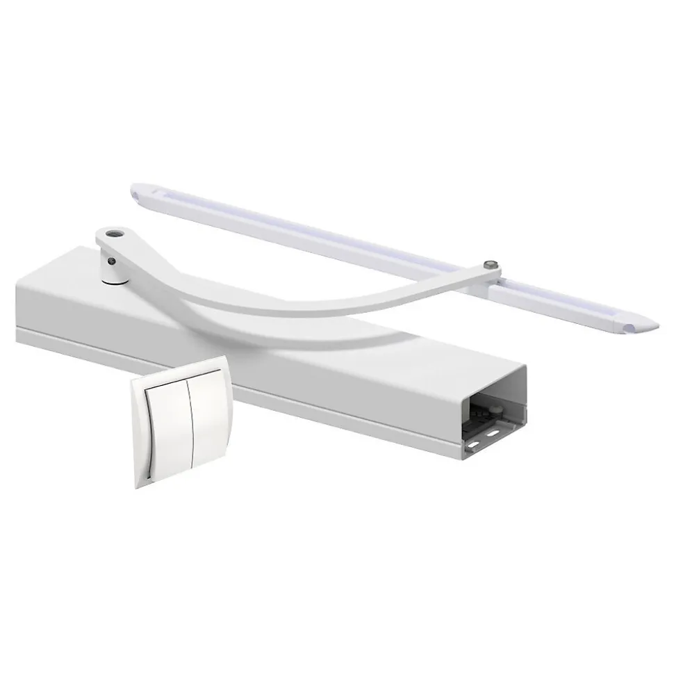 Motorisation pour volet 1 battant SLID'UP WINEO filaire - baie 400 à 800 mm - blanc