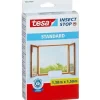 Moustiquaire - tesa - Standard - 1,3 m x 1,5 mm - Fixation auto-agrippante - Blanc
