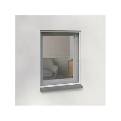 Moustiquaire Cadre Amovible Alu 100 cm x 100 cm Blanc