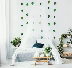 Moustiquaire ciel de lit tulle blanc - H250cm / Périmètre 1250cm