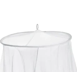 Moustiquaire ciel de lit tulle blanc - H250cm / Périmètre 1250cm