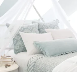 Moustiquaire ciel de lit tulle blanc - H250cm / Périmètre 1250cm