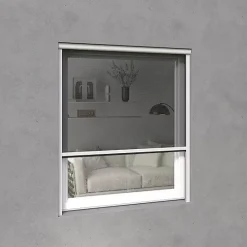 Moustiquaire enroulable pour fenêtre ALU H.170 x L.160 cm, coloris Blanc