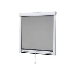 Moustiquaire enroulable pour fenêtre ALU H.170 x L.160 cm, coloris Blanc
