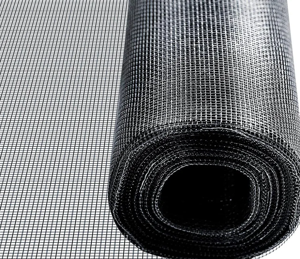 Moustiquaire Pour fenêtre et porte Ultra résistant Noir Largeur 1,0 m Longueur 15 mètres - Floordirekt