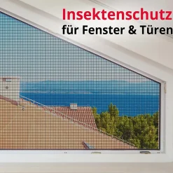 Moustiquaire Pour fenêtre et porte Ultra résistant Noir Largeur 1,2 m Longueur 3 mètres - Floordirekt