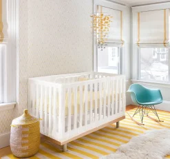 Moustiquaire pour lit bébé avec ouverture zippée