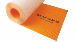 Natte de désolidarisation en Polypropylène DITRA pour pose de carrelage - Le rouleau de 30,2 x 0,995 M