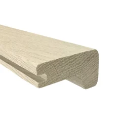 Nez de marche Chêne l.70mm Long. 2m Parquet Ep. 20mm Brut