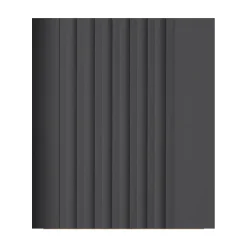 Nez de marche PVC 52x40mm, QUEST, profilé d'escalier RGPT, antidérapant, d'escalier-protection, noir, 1.5m