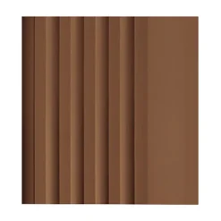 Nez de marche PVC 52x40mm, QUEST, profilé d'escalier RGP, antidérapant, d'escalier-protection, marron, 1.5m