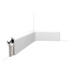 Pack 10 mètres Plinthe de rénovation SX185 avec colle - Orac x Cimaises-et-plus