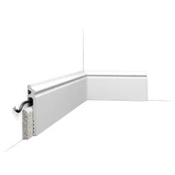 Pack 10 mètres Plinthe de rénovation SX186 avec colle - Orac x Cimaises-et-plus