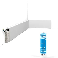 Pack 10 mètres Plinthes de rénovation SX171 avec colle - Orac x Cimaises-et-plus