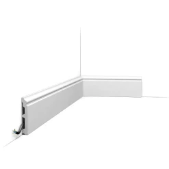 Pack 10 mètres Plinthes SX173 avec colle - Orac x Cimaises-et-plus - 10 x1,6x200cm (h x p x L) - plinthe décorative polymère