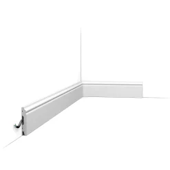 Pack 10 mètres Plinthes SX165 avec colle - Orac x Cimaises-et-plus - 7 x 1,0 x 200cm (h x p x L) - plinthe décorative polymère