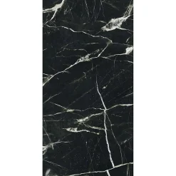 Pack de 2 panneaux muraux de salle de bains l.100 x H.255 cm, effet marbre noir et vert, Schulte DécoDesign Softtouch