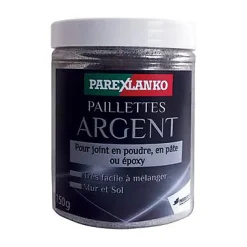 Paillettes argent 150 gr pour joint Parexlanko