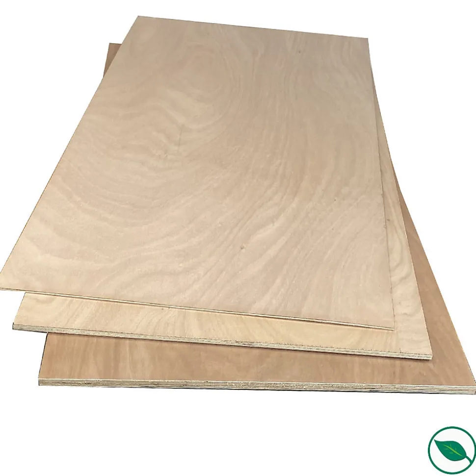 Panneau contreplaqué okoumé twin 800 x 400 x 15 mm