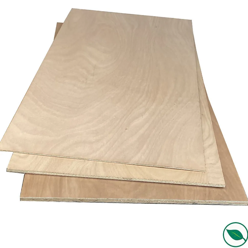 Panneau contreplaqué okoumé twin 800 x 400 x 5 mm