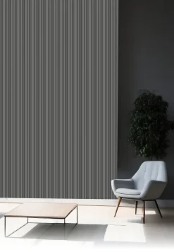 Panneau décoratif fraisé Wallaby gris L.280x l.60cm Ep. 1,5cm