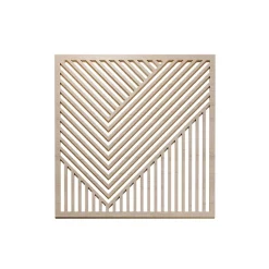 Panneau décoratif mural Lise effet bois clair L.60 x l.60 x ép.1cm 3pcs