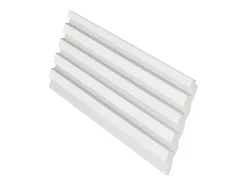 Panneau mural 3D - Pack de 3,71 m² - Blanc - Lot de 8 pièces - TATIANA
