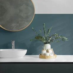 Panneau Mural TV Wallfluent 120x60 cm Motif Floral En Carreaux 1 pièce