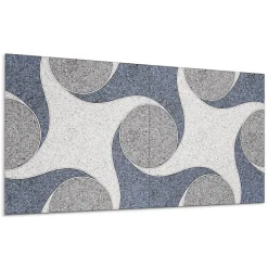 Panneau Mural TV Wallfluent 120x60 cm Motifs Élégants 1 pièce