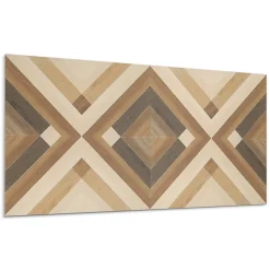 Panneau Mural TV Wallfluent 100x50 cm Motif De Panneau En Bois 1 pièce