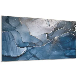 Panneau Mural TV Wallfluent 120x60 cm Motif Floral Avec Des Oiseaux 1 pièce