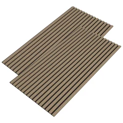 Panneaux acoustiques Vang lot de 2 panneaux effet noyer clair NEU.HOLZ