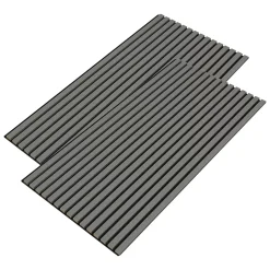 Panneaux acoustiques Vang lot de 2 panneaux effet chêne gris clair NEU.HOLZ