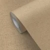Papier peint vinyle intissé Pufos GoodHome uni texturé beige L. 10,05m x l. 0,53m