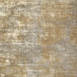 Papier peint Vinyle Intissé GoodHome Giana gris clair et ocre