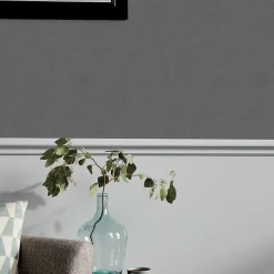 Papier peint vinyle sur intissé GoodHome  Moivre gris anthracite
