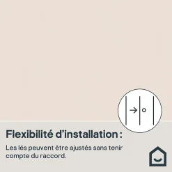 Papier peint vinyle sur intissé GoodHome  Aune sable
