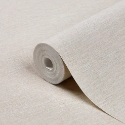 Papier peint vinyle sur intissé GoodHome Arceau beige
