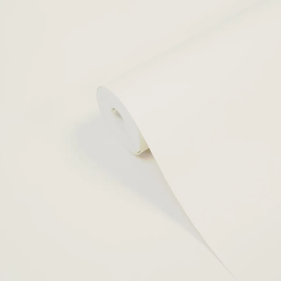 Papier peint vinyle sur intissé GoodHome Aune blanc