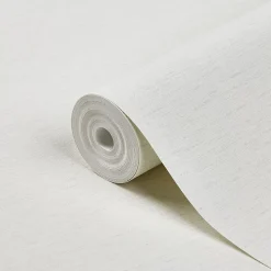 Papier peint vinyle sur intissé GoodHome Arceau blanc