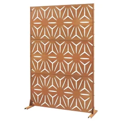 Paravent Kilsturd acier corten 180 x 120 x 40 cm rouille casa.pro