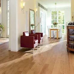 Parquet Chêne Contrecollé PR bis Verni Brossé Las Vegas 150X14MM - Longueurs de 400mm à 1900mm - 4mm de Couche d'usure