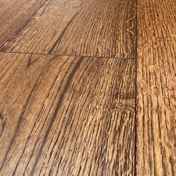 Parquet Chêne contrecollé verni brossé Rustique Old Brown 190x18mm - Longueurs Variables de 400 à 1900mm - 3mm de couche d'usure
