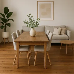 Parquet contrecollé Chêne naturel - Lame droite - Huilé - Fumé foncé 1900x190x14mm