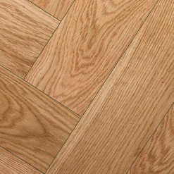 Parquet contrecollé clipsable Marigny bâtons rompus en chêne français verni blond