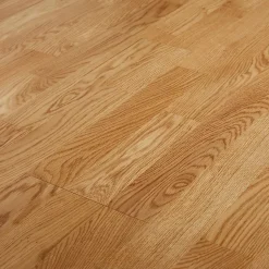 Parquet contrecollé clipsable Elkins XXL en chêne verni aspect naturel