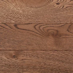 Parquet contrecollé clipsable Skara bâtons rompus en chêne huilé brun rustique