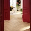 Parquet massif à coller Lulea bâtons rompus en chêne huilé naturel